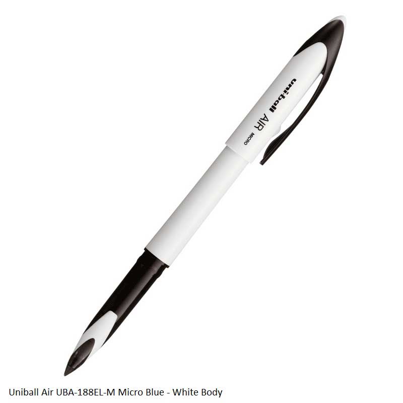 Uni-ball Air Rollerball Pen UBA-188EL-M ink Colour Blue in Assorted Body Colour