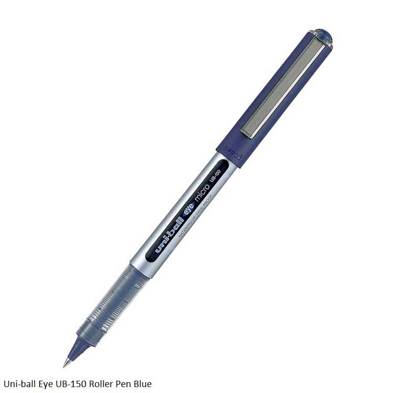 Uni-ball Eye Rollerball Pen UB-150 Micro in Blue, Black, Green and Red Ink