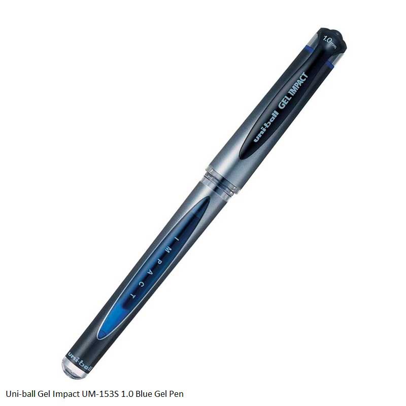 Uni-ball Impact Gel Pen UB-153S 1.0 in Blue, Black and Red Ink