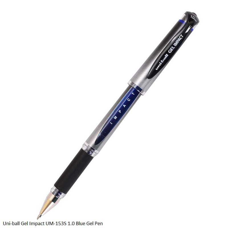 Uni-ball Impact Gel Pen UB-153S 1.0 in Blue, Black and Red Ink