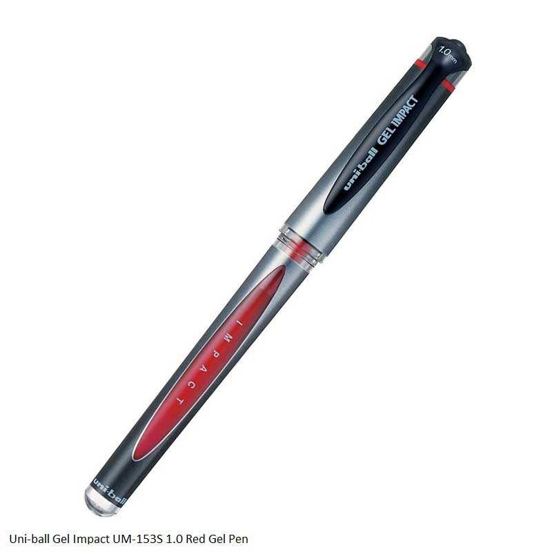 Uni-ball Impact Gel Pen UB-153S 1.0 in Blue, Black and Red Ink