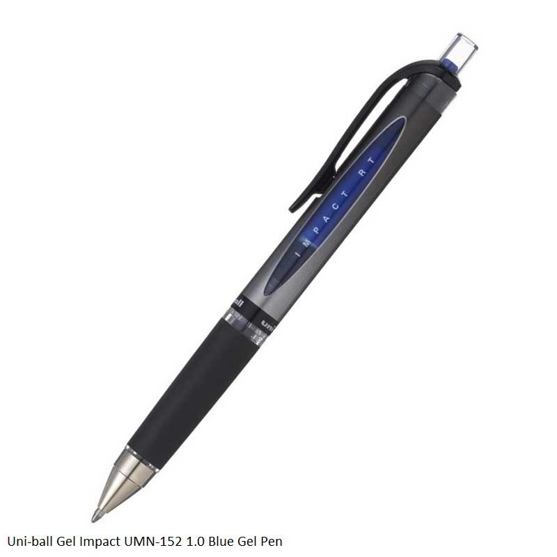 Uni-ball Impact RT Gel Pen UMN-152S 1.0 in Blue and Black Ink