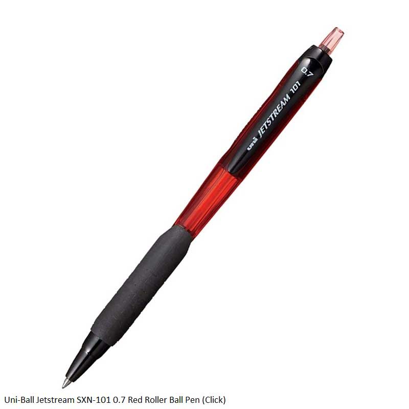 Uni-ball Jetstream SXN-101 0.7 in Black, Blue and Red Ink