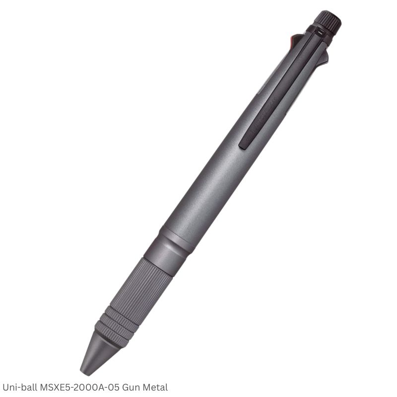 Uni-ball Jetstream Premier Metal Edition Multi-Functional Ball Pen with 0.5mm Pencil & 4 Ink Colors