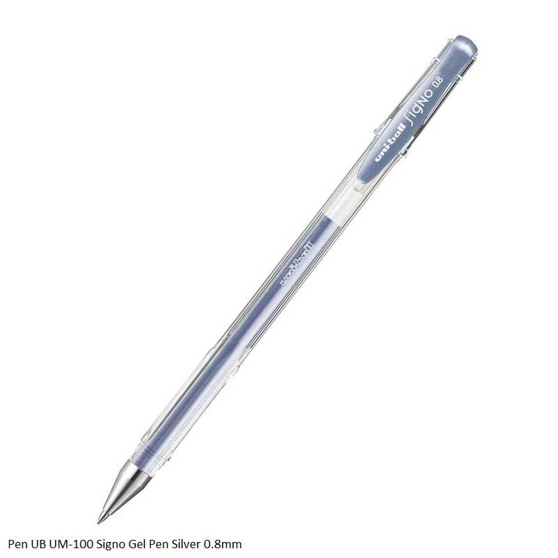 Uni-ball Signo UM-100 0.7 Gold and Silver